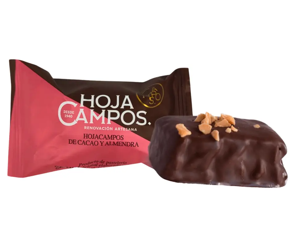 Hojacampos de chocolate y almendra