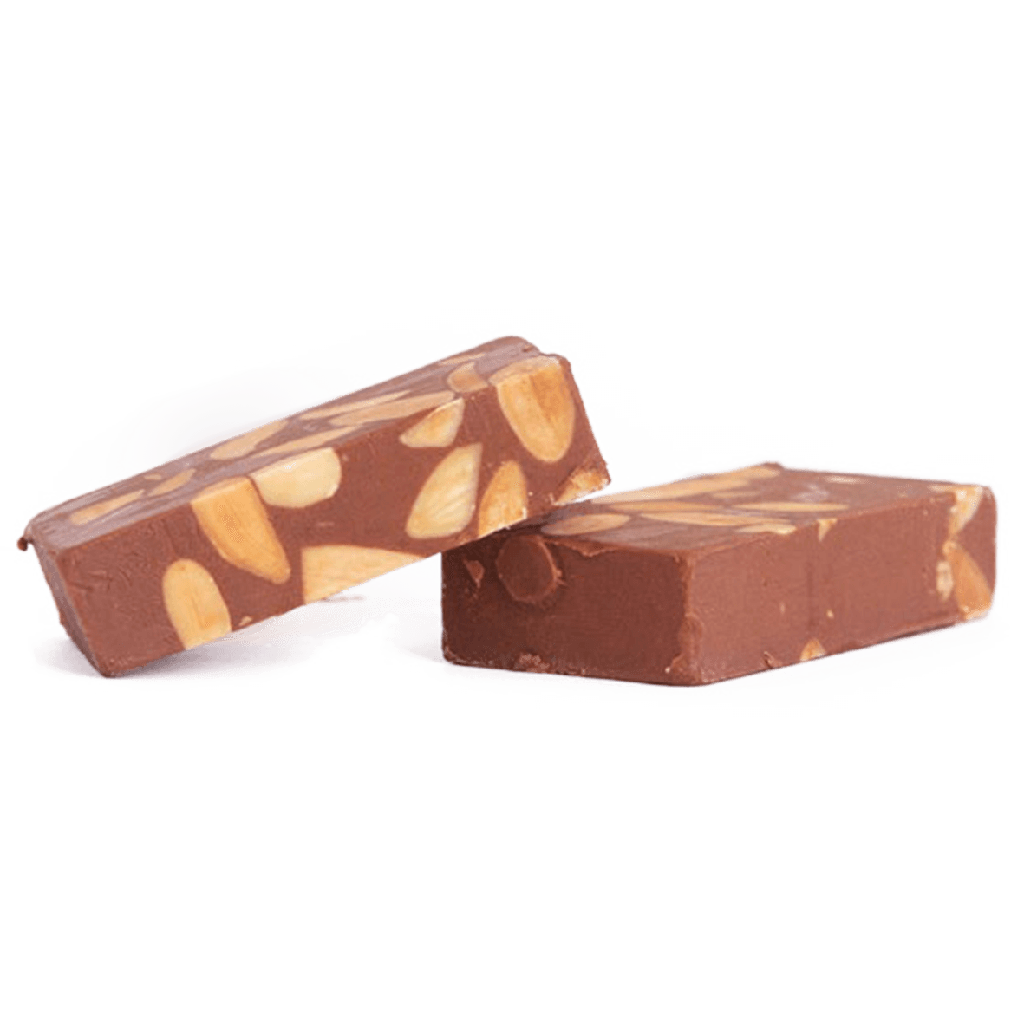 Turrón choco-almendra suprema, porciones