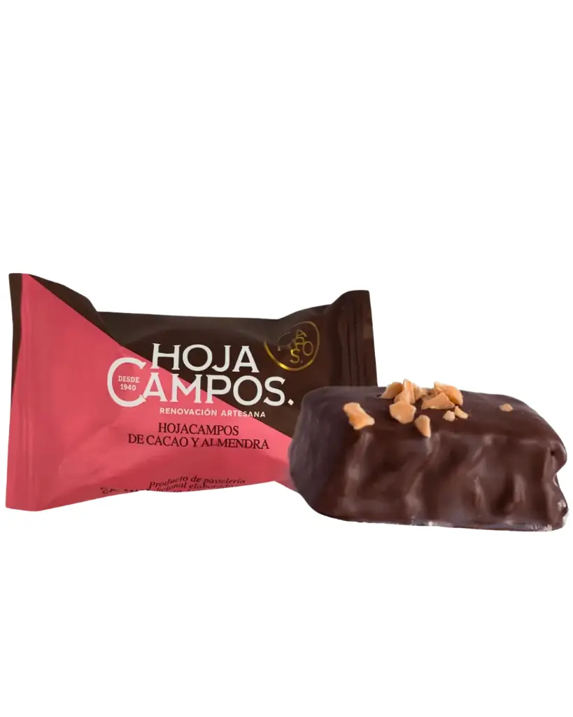 Hojacampos de chocolate y almendra