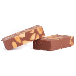 Turrón choco-almendra suprema, porciones