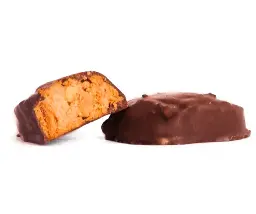 Polvorón de almendra y chocolate