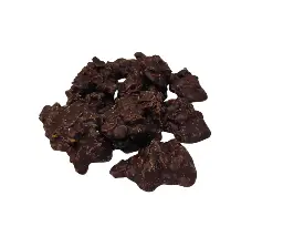 Rocas de almendras bañadas en chocolate